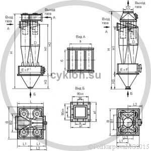 Циклон ЦН 15-400-4УП